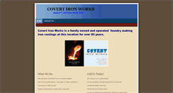 Desktop Screenshot of covertironworks.com