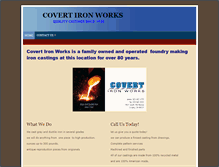 Tablet Screenshot of covertironworks.com